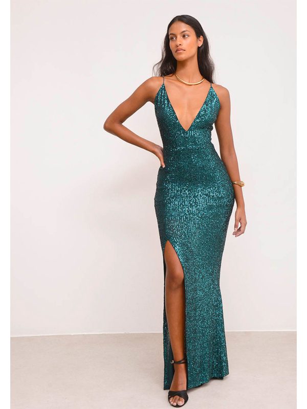 Serena Petrol Dress - Nash by NA