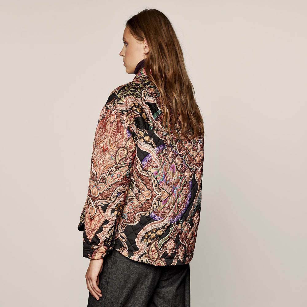 paisley bomber jacket