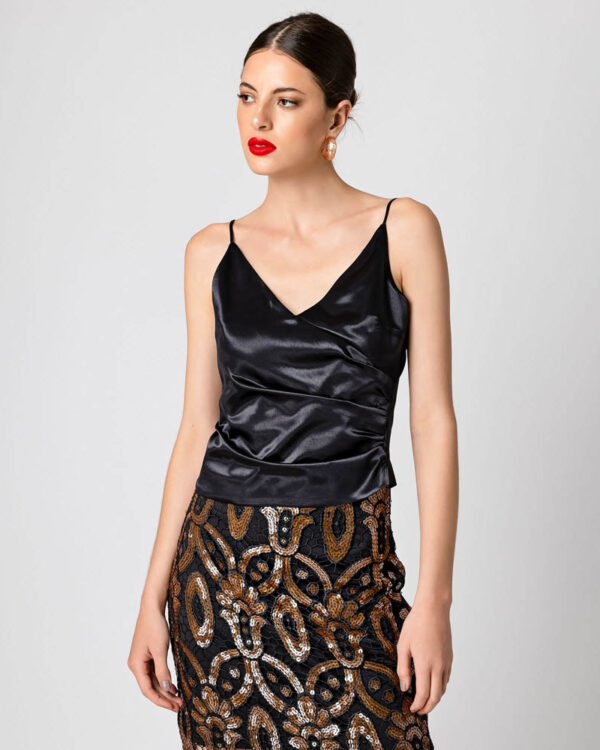 Silk-Touch Blouse - Access Fashion