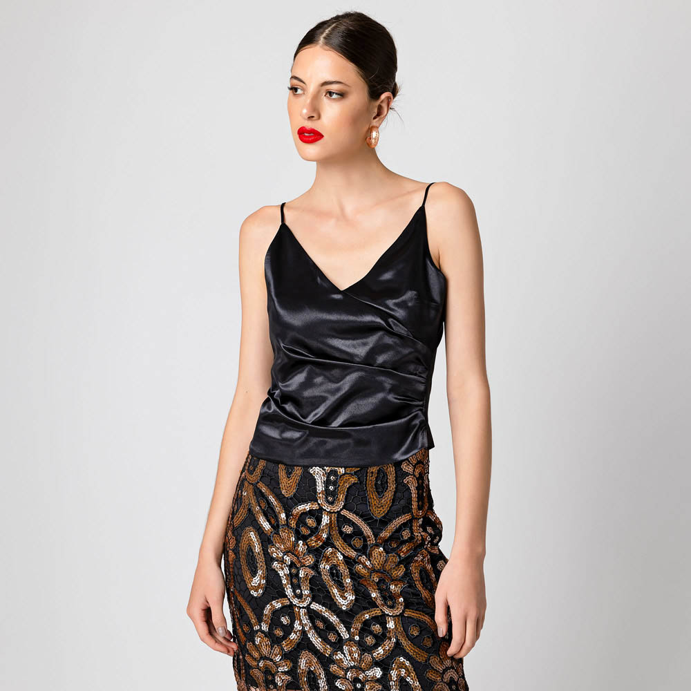 Brouska - 29-2000 Silk-Touch Blouse - Access Fashion