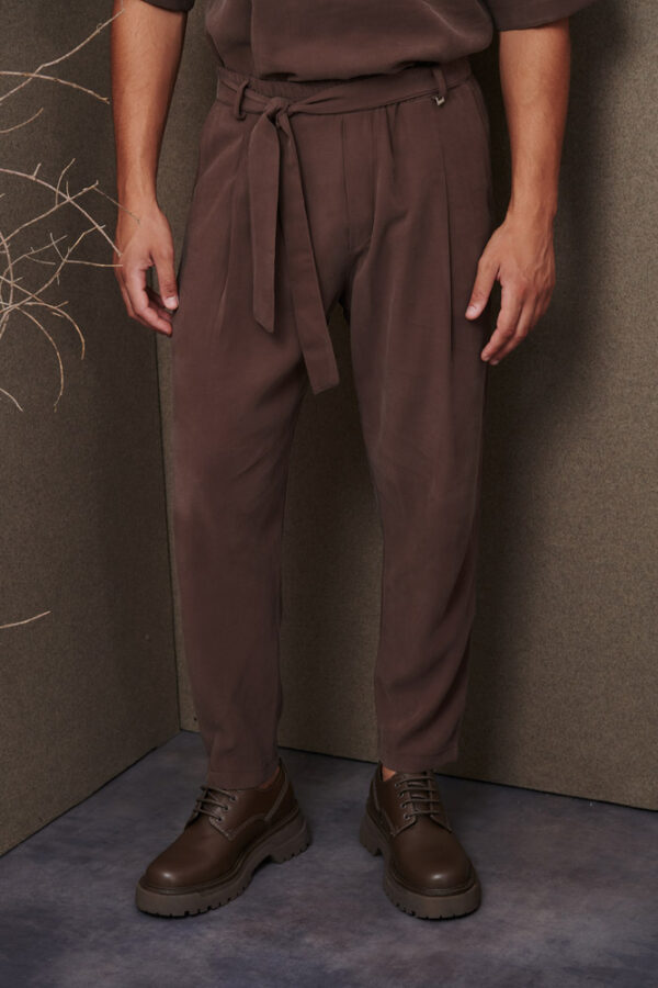 Trousers with belt - P/coc - Image 6