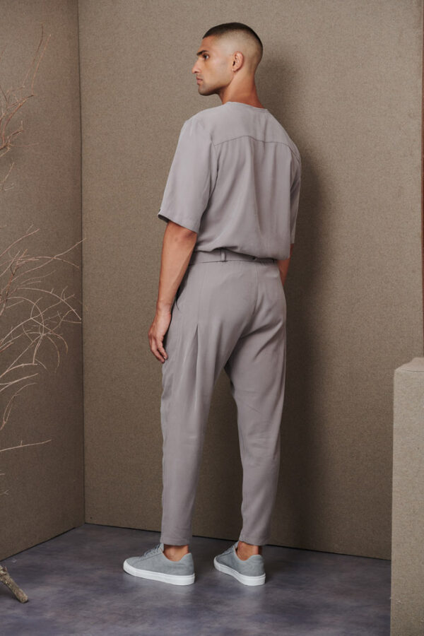 Trousers with belt - P/coc - Image 2