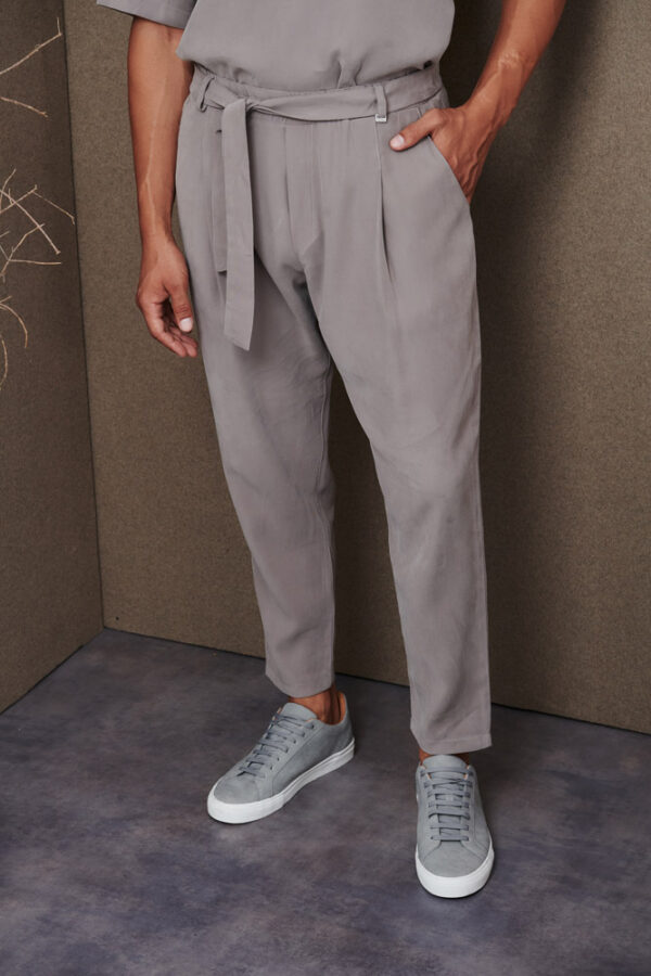 Trousers with belt - P/coc - Image 3