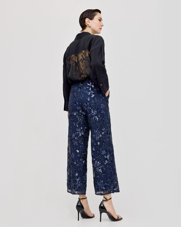 Sequinned crop trousers - Access Fashion - Image 4