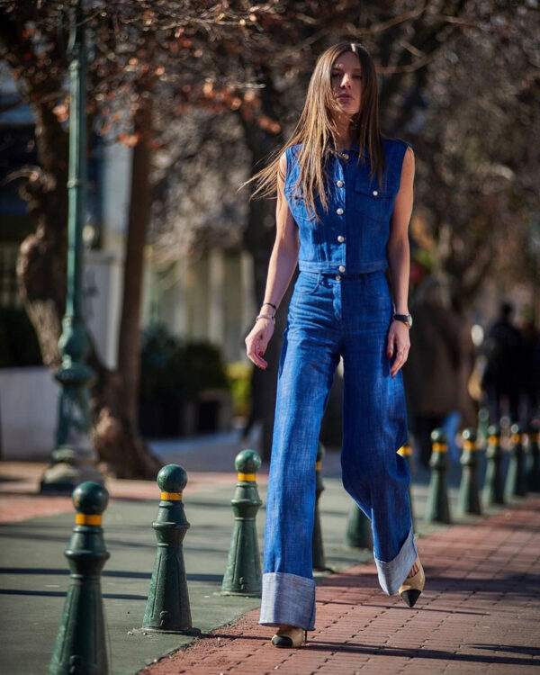 Denim flare trousers - Innocent - Image 3