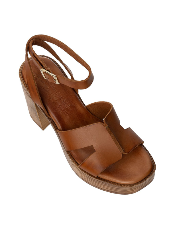 Wedge leather sandals - Sante Shoes - Image 2