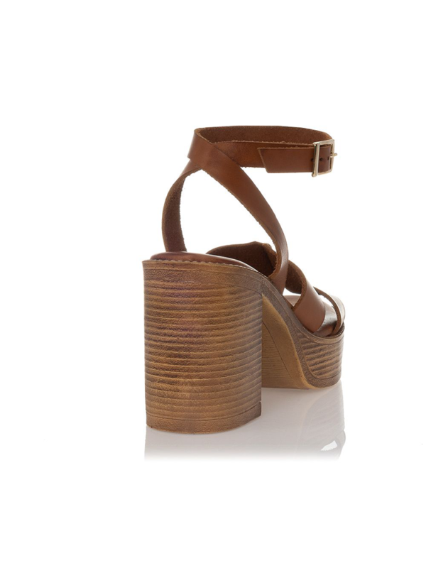 Wedge leather sandals - Sante Shoes - Image 3