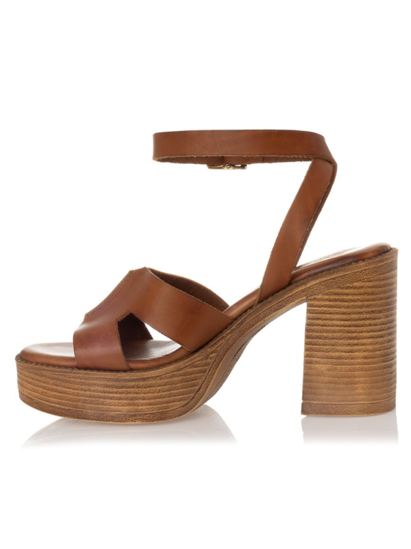 Wedge leather sandals - Sante Shoes - Image 4