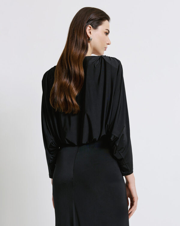 Draped blouse with gatherings - Access Fashion - Image 3