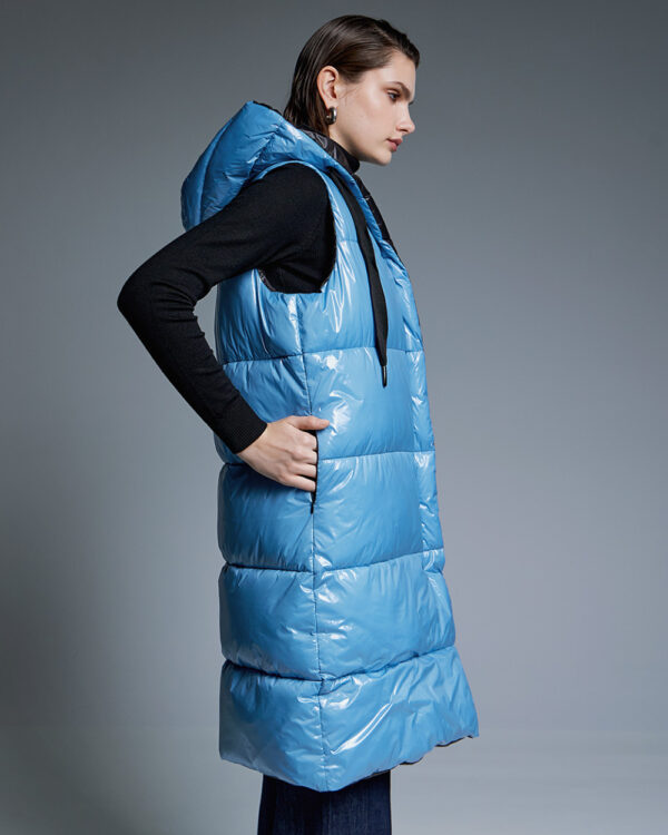 Double-face sleeveless puffer jacket - Access Fashion - Image 4