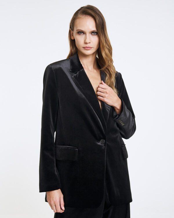 Velvet blazer - Access Fashion - Image 4