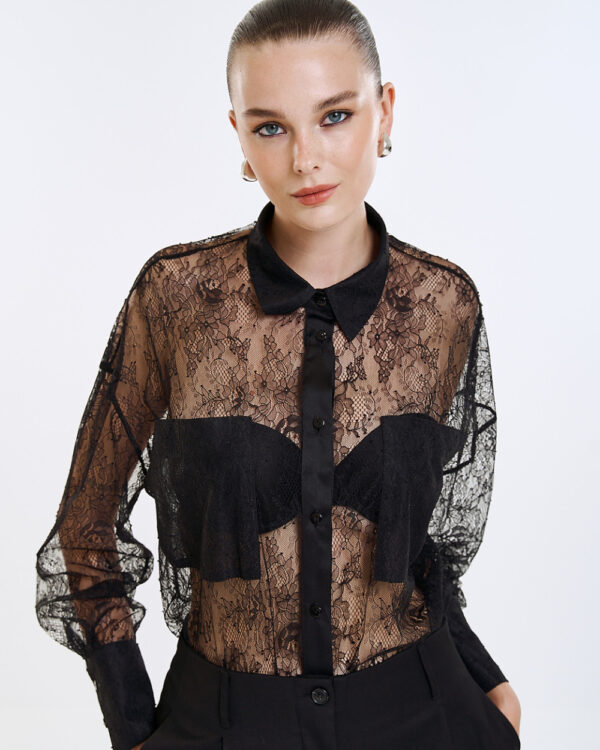 Lace shirt - Access Fashion - Image 3