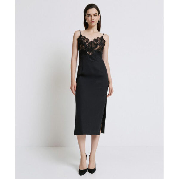 Slip dress with with lace - Access Fashion