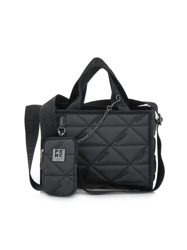 Quilted tote bag - FRNC