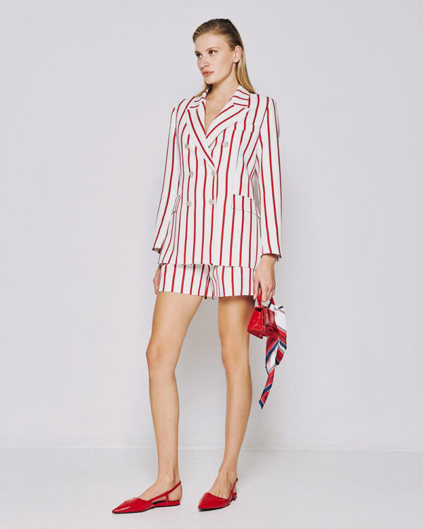 Double-breasted striped blazer - Access Fashion - Image 3