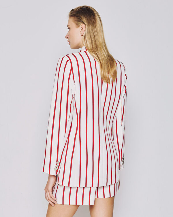 Double-breasted striped blazer - Access Fashion - Image 4