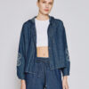Denim shirt with a hood - Access Fashion