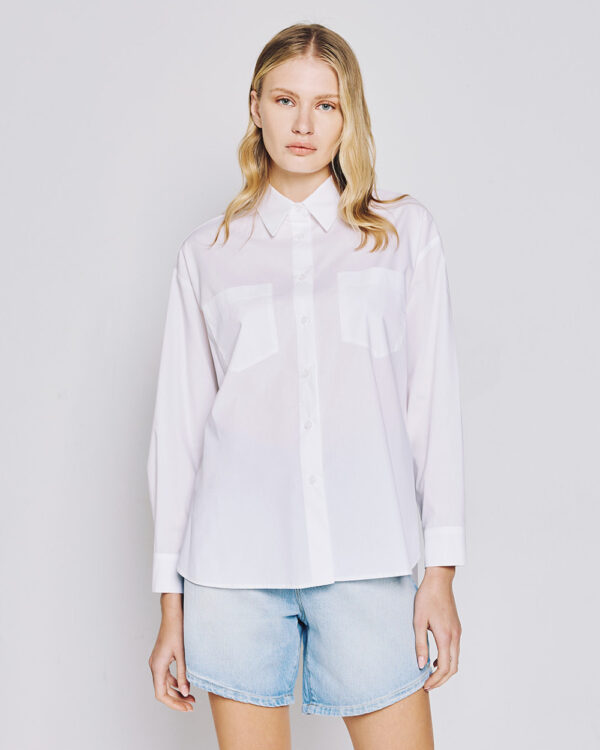 Oversized shirt with pockets - Access Fashion