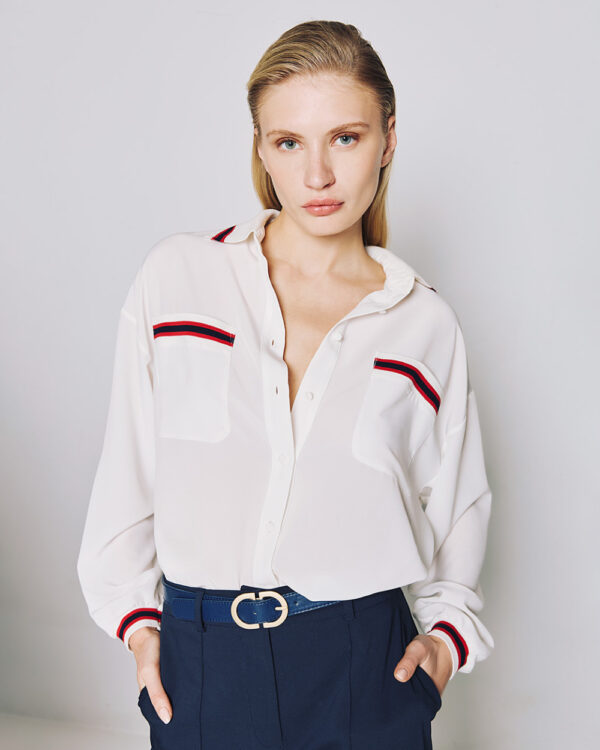 Shirt with ribbed details - Access Fashion