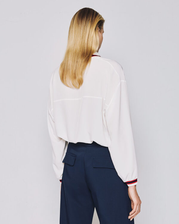 Shirt with ribbed details - Access Fashion - Image 4