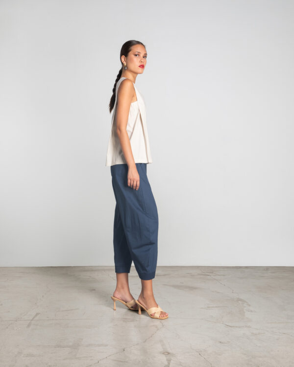 High-waist slouchy trousers - Moutaki - Image 5