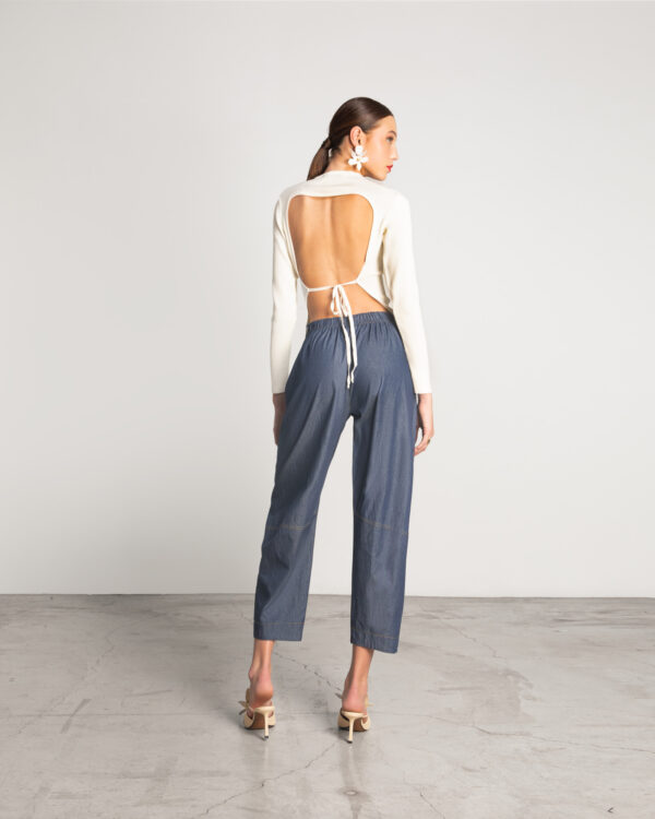 Slouchy denim trousers - Moutaki - Image 2