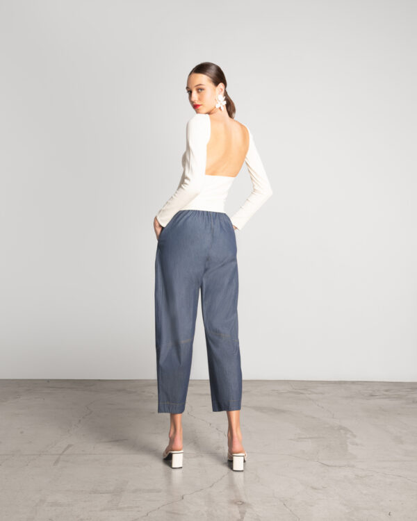 Slouchy denim trousers - Moutaki - Image 5