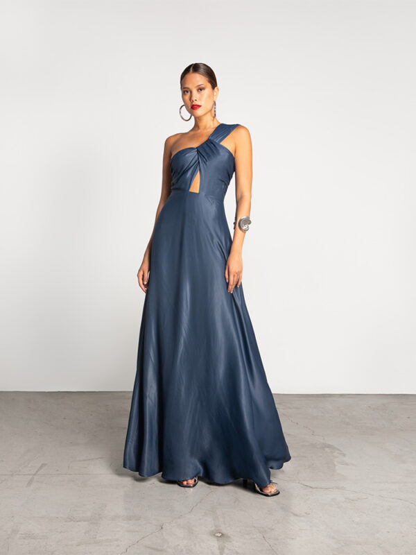 One-shoulder maxi dress - Moutaki