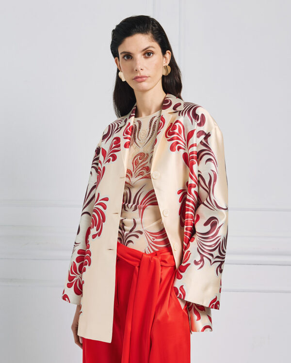 Oversized printed jacket - Access Fashion - Image 2