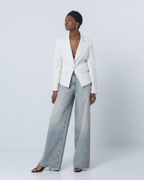 Tailored blazer with decorative seams -Access Fashion - Image 2