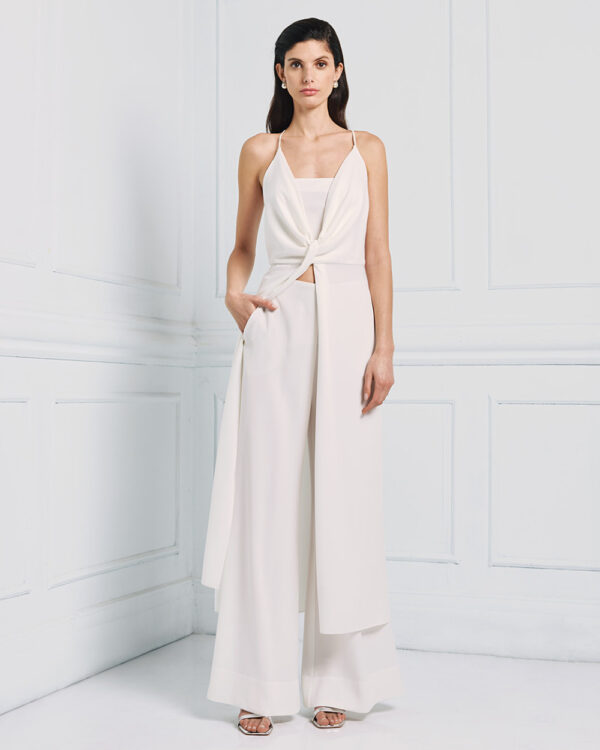 Long dress with a deep neckline - Access Fashion - Image 2