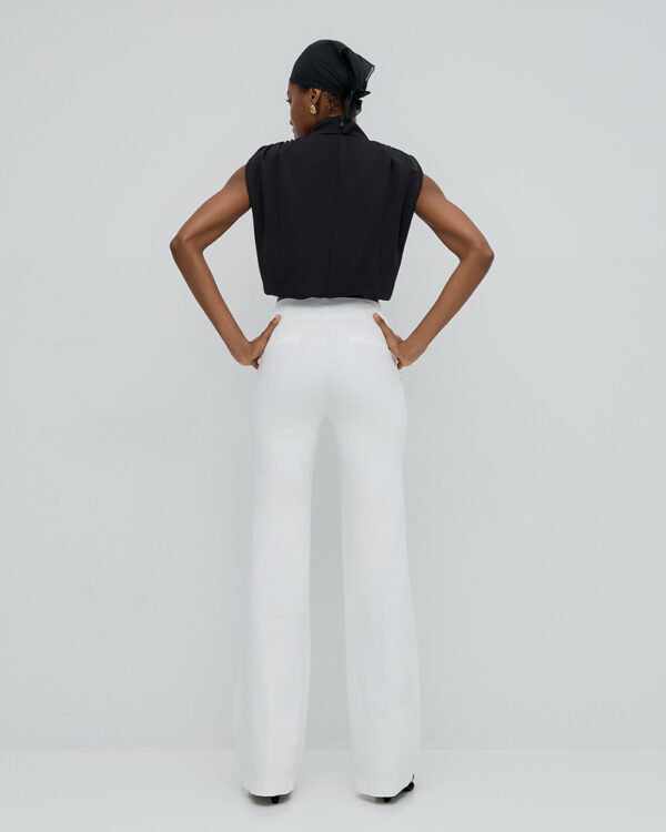 High-waist pants with stitching - Access Fashion - Image 4