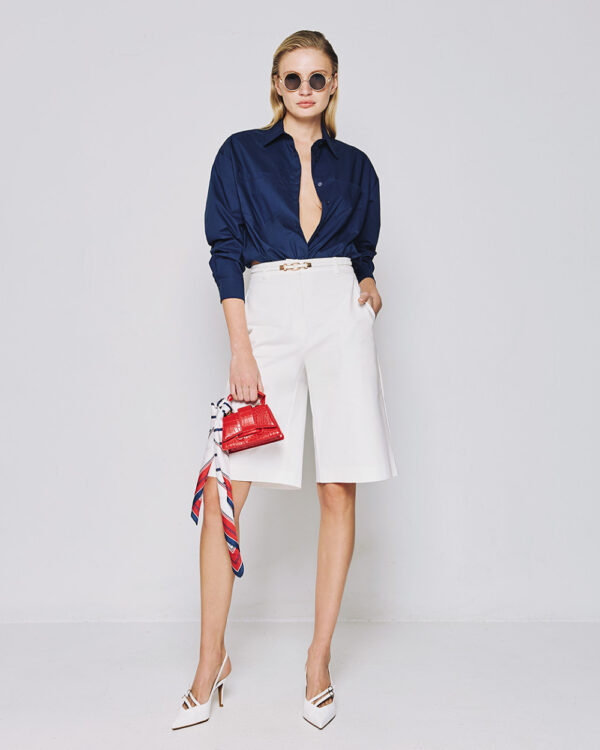 High-waisted bermuda-shorts - Access Fashion