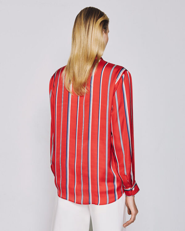 Satin striped shirt -  Access Fashion - Image 4