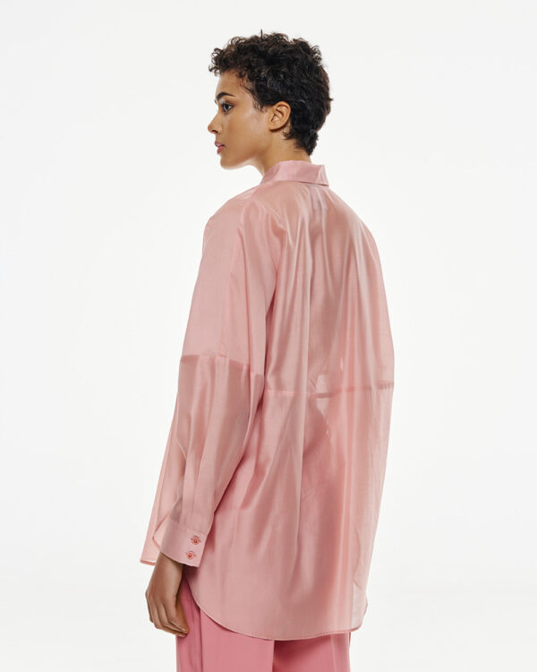 Long shirt with stitching - Access Fashion - Image 4