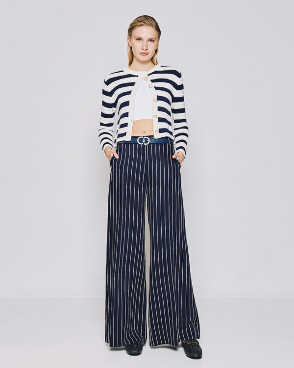 Striped knitted cardigan - Access Fashion - Image 5