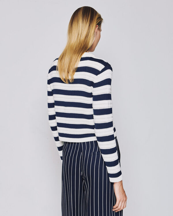 Striped knitted cardigan - Access Fashion - Image 7