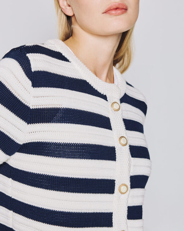 Striped knitted cardigan - Access Fashion - Image 8