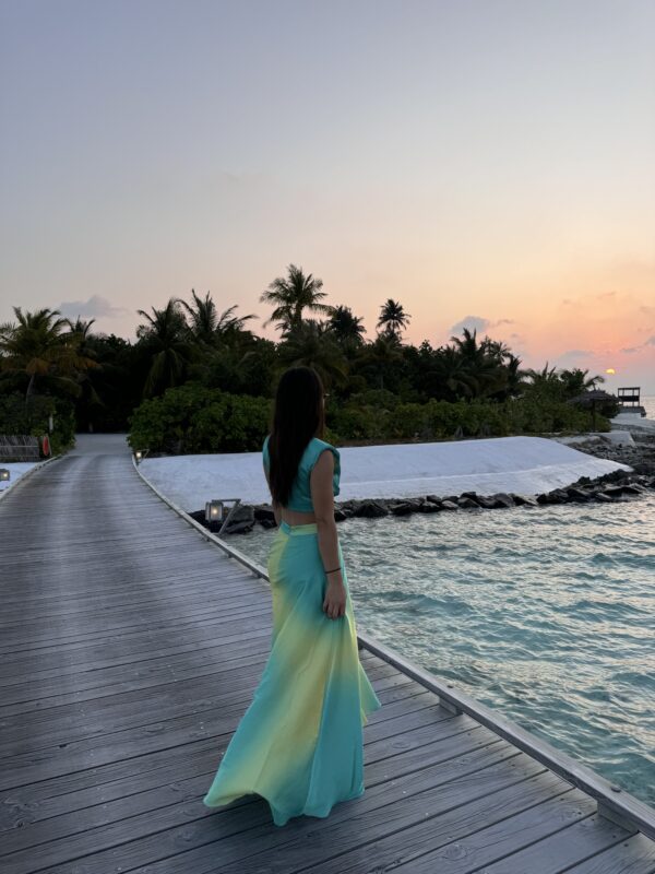 Maxi dress with a waist cut-out - Access Fashioon - Image 6