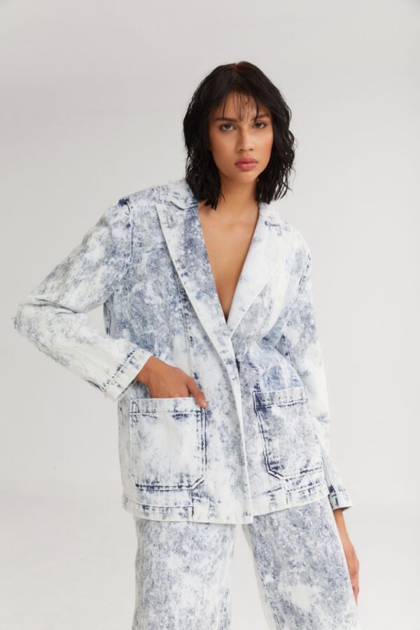 Soft Serve denim blazer - 4Tailors - Image 3