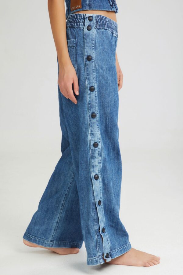 Soft Serve wide leg denim pants - 4Tailors - Image 4