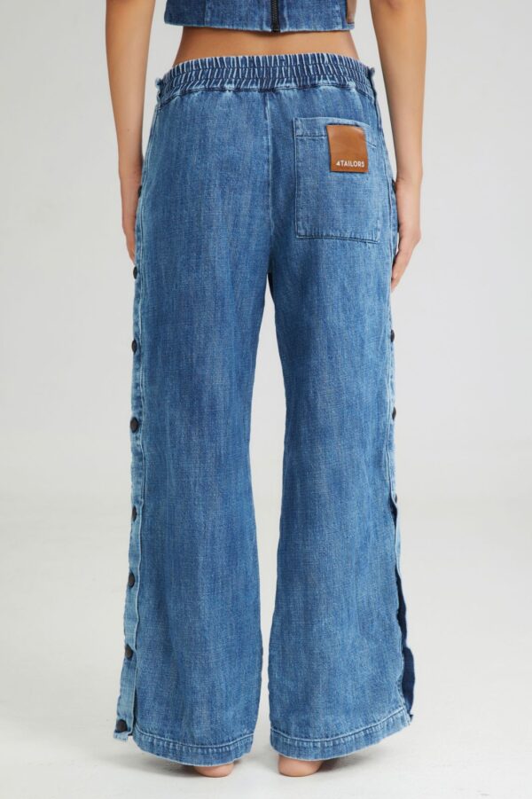 Soft Serve wide leg denim pants - 4Tailors - Image 5