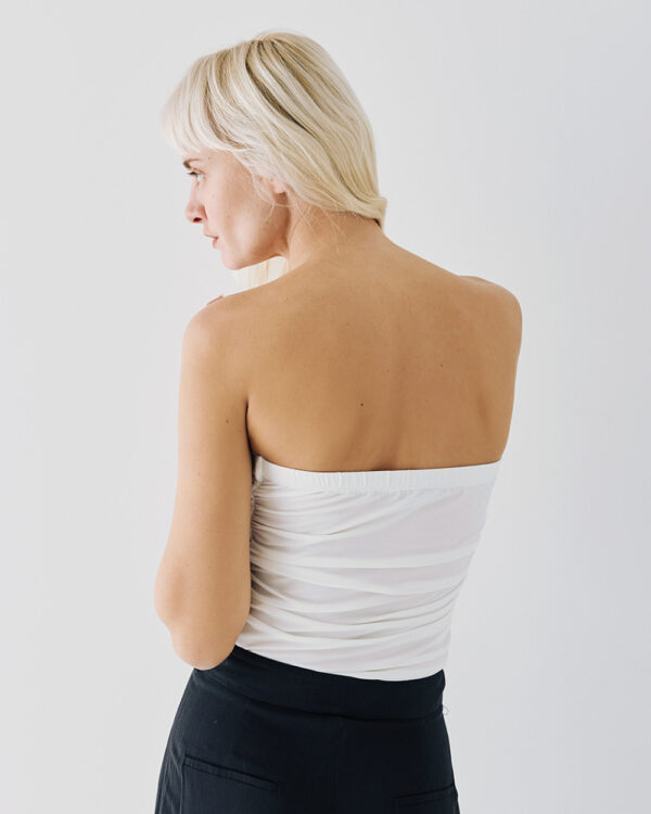 Strapless top with gatherings - Access Fashion - Image 8
