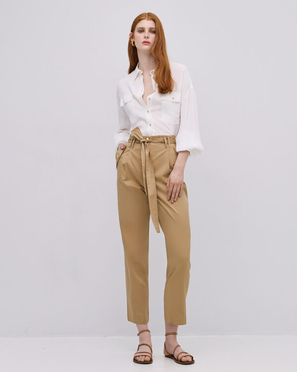 Slouchy pants with a belt - Access Fashion - Image 3
