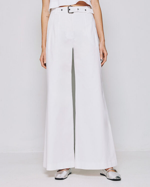 High-waist pants with belt - Access Fashion - Image 5