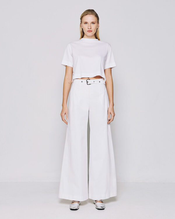 High-waist pants with belt - Access Fashion - Image 6