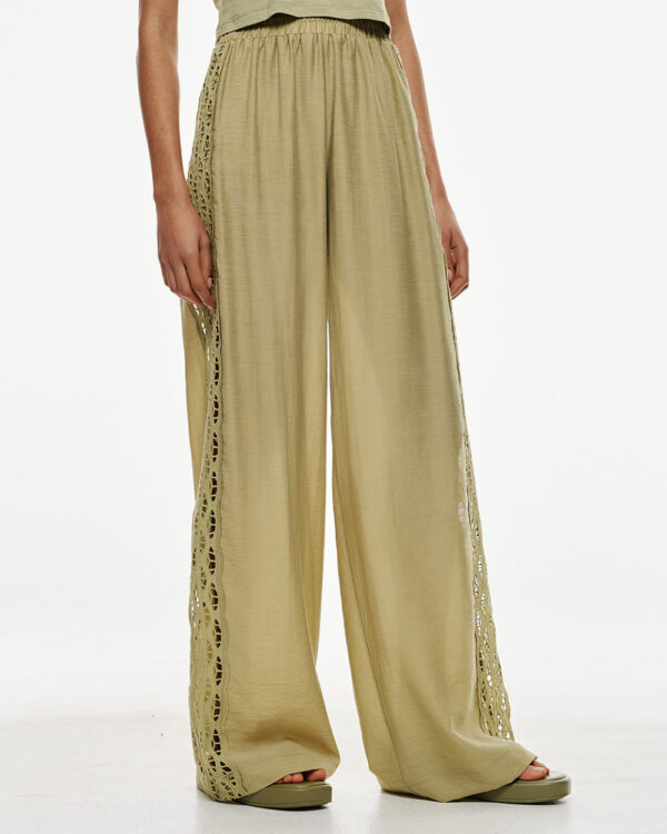 Pants with perforated details - Access Fashion - Image 7