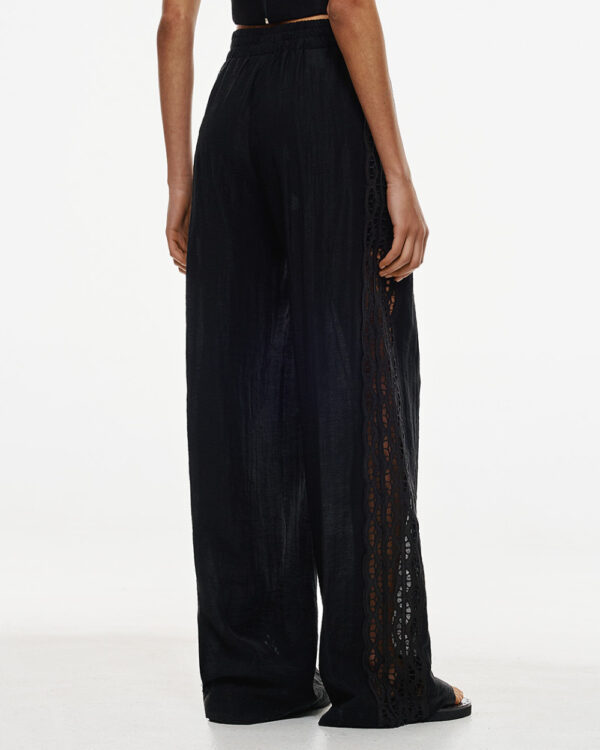 Pants with perforated details - Access Fashion - Image 3