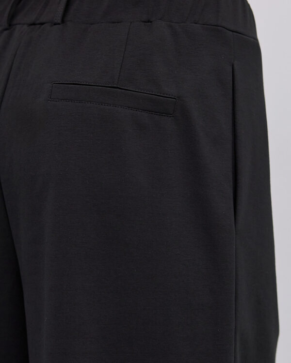 Cropped pants with pleats and elastic waist - Access Fashion - Image 7