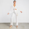 Crop wrap top - Moutaki